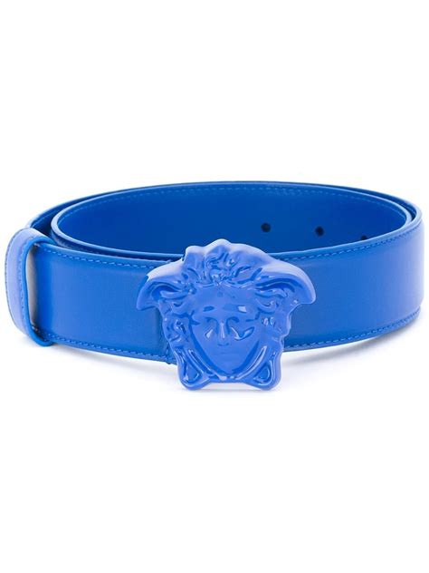 purple versace belt|light blue versace belt.